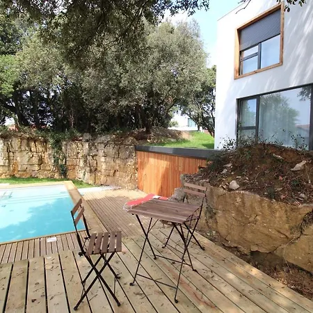 1 Dormitorio, Jardin Y Piscina - Montesomo 펜션 *